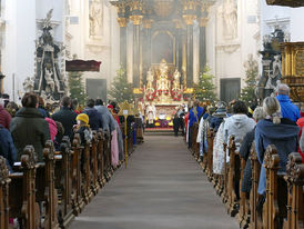 Diözesale Aussendung der Sternsinger im Hohen Dom zu Fulda (Foto:Karl-Franz Thiede)